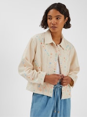 Accessorize Natural Mirror Embroidered Jacket - Image 1 of 4