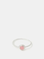 Accessorize Sterling Silver Healing Stone Ring - Imagen 2 de 2