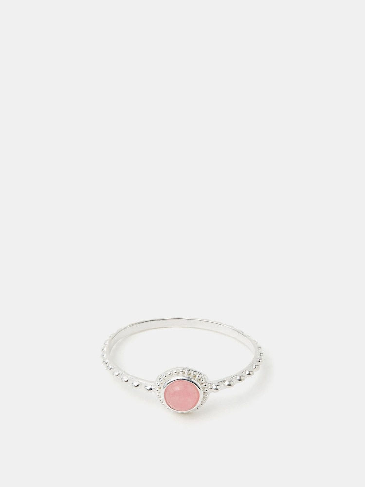 Accessorize Sterling Silver Healing Stone Ring - Imagen 2 de 2