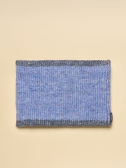 Joules Colour Block Blue Lined Snood - Image 1 of 3