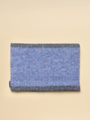 Joules Colour Block Blue Lined Snood - Image 2 of 3