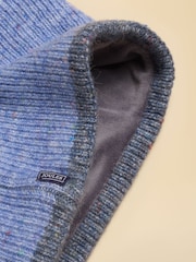 Joules Colour Block Blue Lined Snood - Image 3 of 3