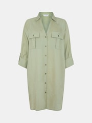 Accessorize Long Sleeve Shirt Beach Cover-Up - صورة 4 من 4