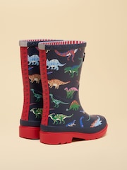 Jūras kara flotes dinozaurs - Joules Kids' Printed Welly - Attēls 2 no 6