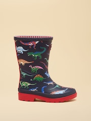 Jūras kara flotes dinozaurs - Joules Kids' Printed Welly - Attēls 3 no 6