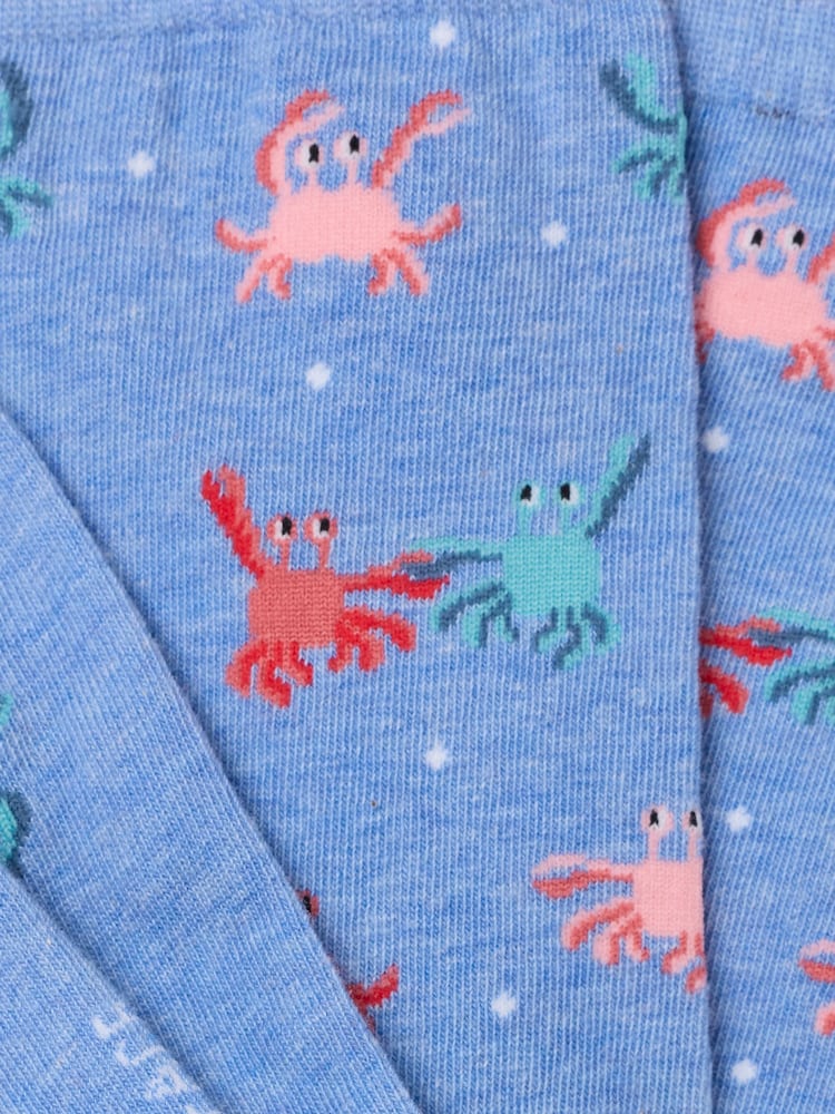 FatFace Blue Crab Socks - Image 2 of 2