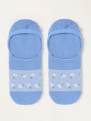 FatFace Blue Floral Footsie - Image 1 of 2