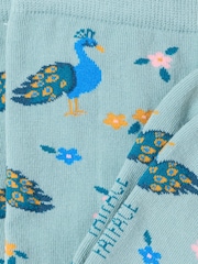 FatFace Green Haze Peacock Socks - Image 2 of 2