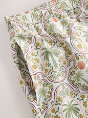 Ekru - Palm Print 5 Inch Swim Shorts - Attēls 10 no 10