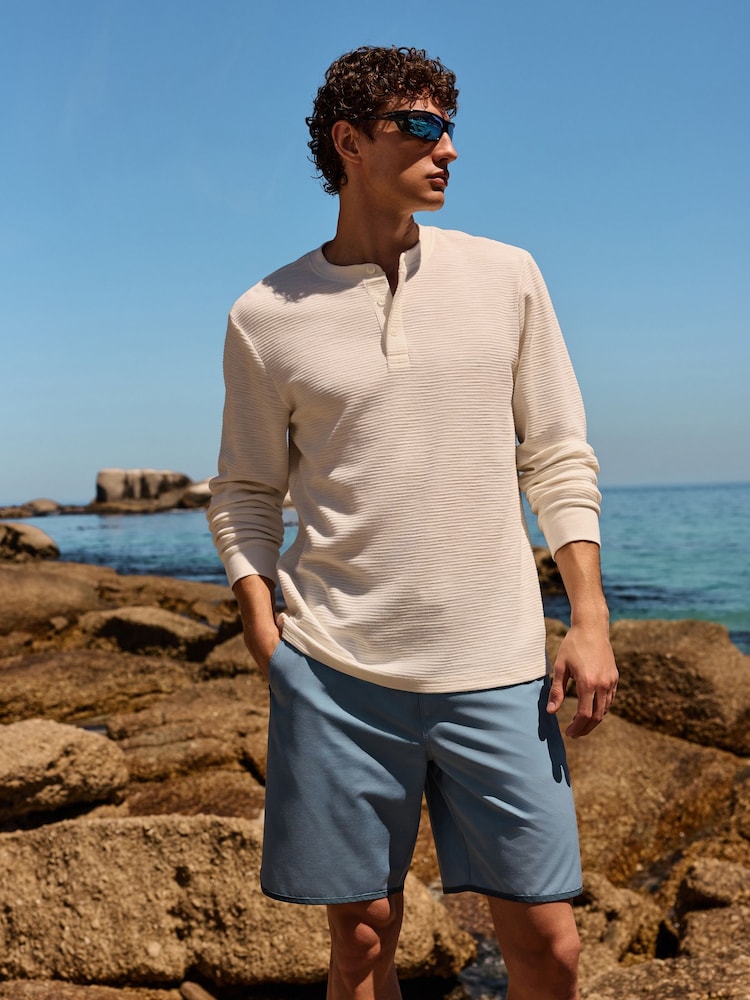 Mid Blue Motionflex Boardshort 9" - Image 7 of 7