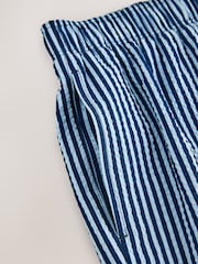 Marineblauw met print - Stripe Seersucker 5 Inch Swim Shorts - Afbeelding 4 van 4