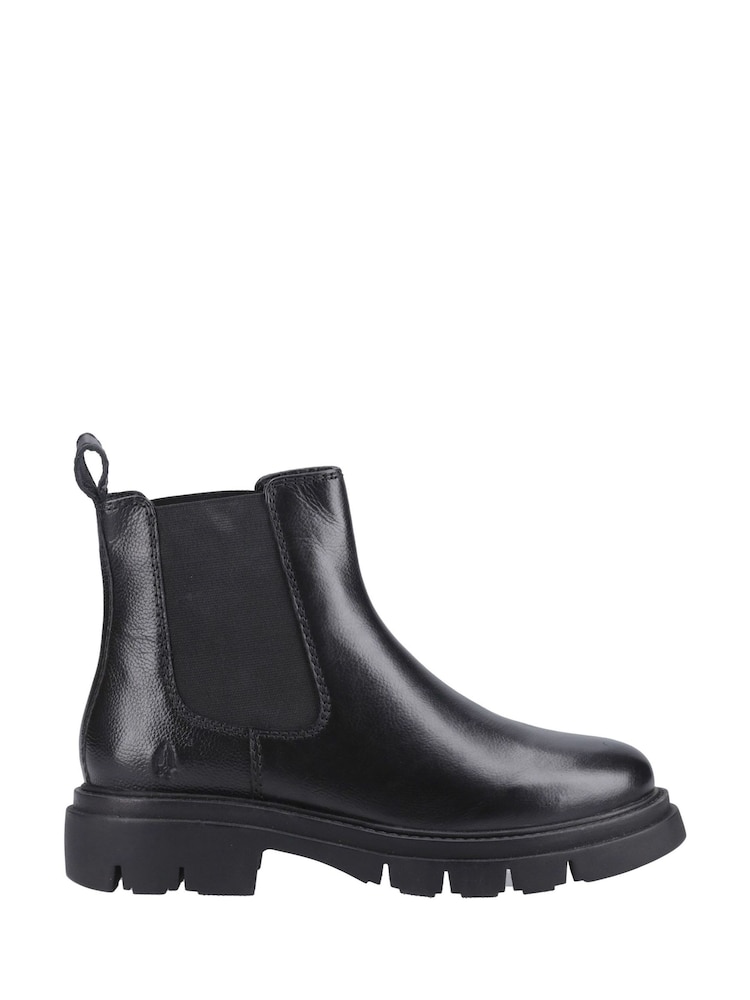 Hush Puppies Raya 2 Leather Chelsea Black Boots - Image 1 of 3 Hush Puppies Raya 2 Leather Chelsea Black Boots - Image 1 of 3