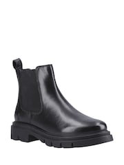 Hush Puppies Raya 2 Leather Chelsea Black Boots - Bild 2 von 3