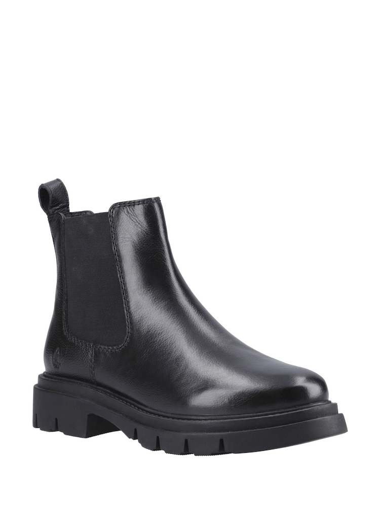 Hush Puppies Raya 2 Leather Chelsea Black Boots - Bild 2 von 3