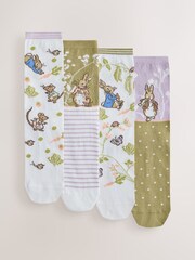 Peter Rabbit License Socks 4 Pack - Image 1 of 7