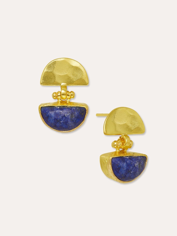 Mina Lapis Drop Stud Earrings - Image 1 of 3 Mina Lapis Drop Stud Earrings - Image 1 of 3