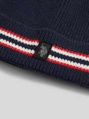 U.S. Polo Assn Blue Brand Stripe Knit Beanie - Image 3 of 3