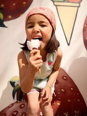 Sada topu a kraťasů JoJo Maman Bébé s nášivkou překřížením na zádech - Obrázek 8 z 8