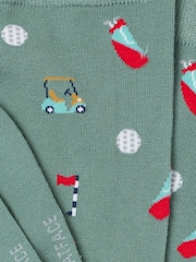 FatFace Green Golf Socks - Image 2 of 2