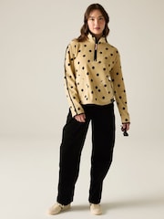 Regatta Natural Cath Kidston Printed Half Zip Fleece - Image 4 of 10