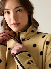 Regatta Natural Cath Kidston Printed Half Zip Fleece - Image 5 of 10
