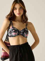 Regatta Black Cath Kidston Bikini Top - Image 1 of 9