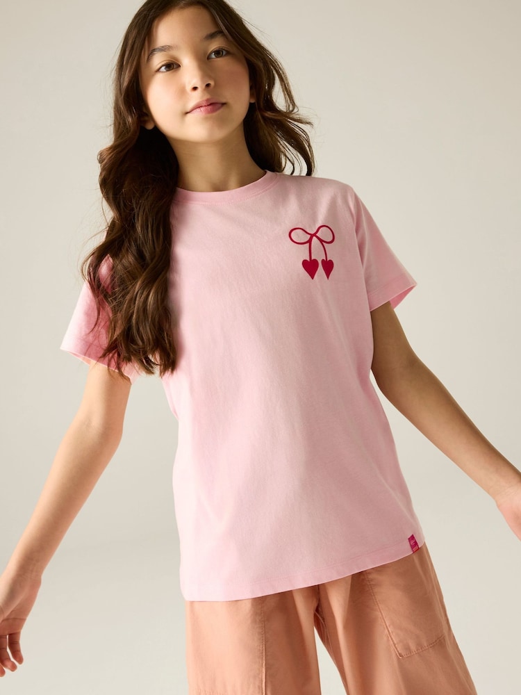 Regatta Pink Junior T-Shirt - Image 1 of 9 Regatta Pink Junior T-Shirt - Image 1 of 9