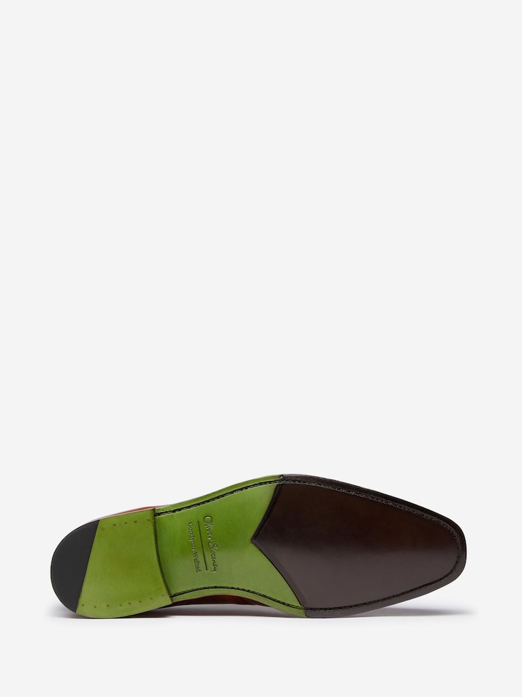 Oliver Sweeney Hand Finished Calf Leather Monk Brown Shoes - Image 5 of 5 Oliver Sweeney Hand Finished Calf Leather Monk Brown Shoes - Image 5 of 5