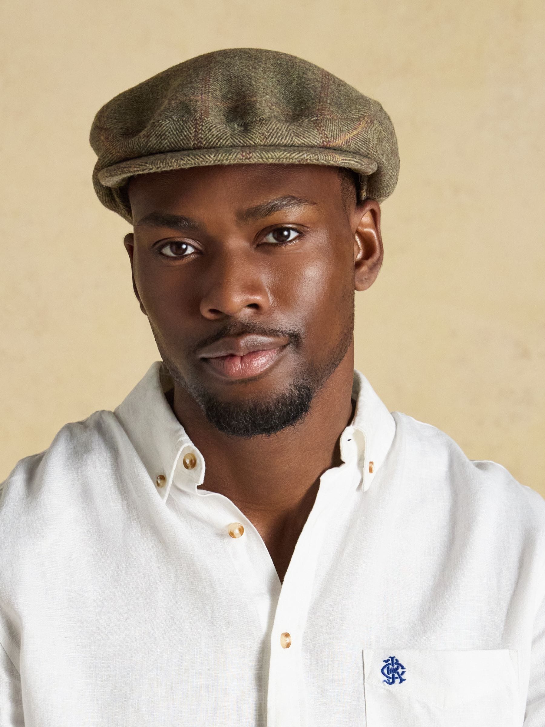 Buy Joules Ashby Green Tweed Flat Cap from Next USA