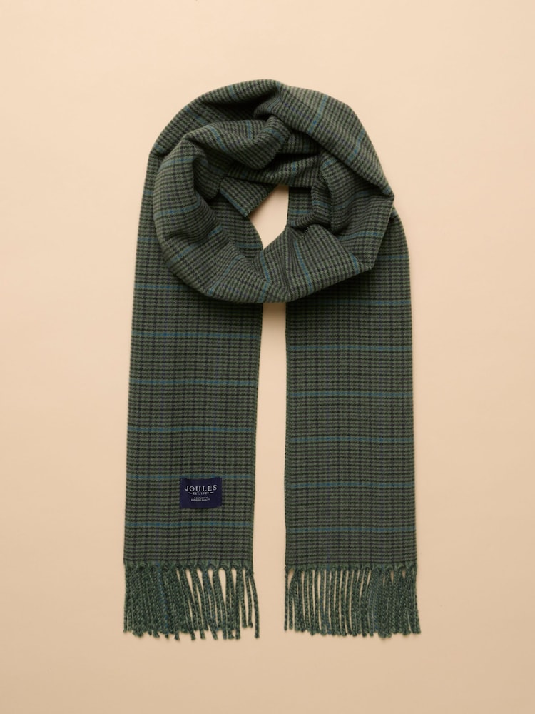 Blue & Green Gingham - وشاح Langtree من Joules - Image 1 of 6