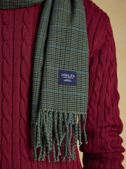 Blue & Green Gingham - وشاح Langtree من Joules - Image 3 of 6