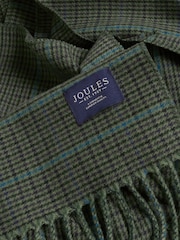Blue & Green Gingham - وشاح Langtree من Joules - Image 6 of 6