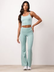 Gym King Green 365 Regular Flared Trousers - Image 1 of 12