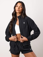 Gym King Black Woven Windbreaker - Image 1 of 10