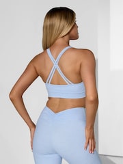 Gym King Blue 365 Scrunch Bra - Image 14 of 14