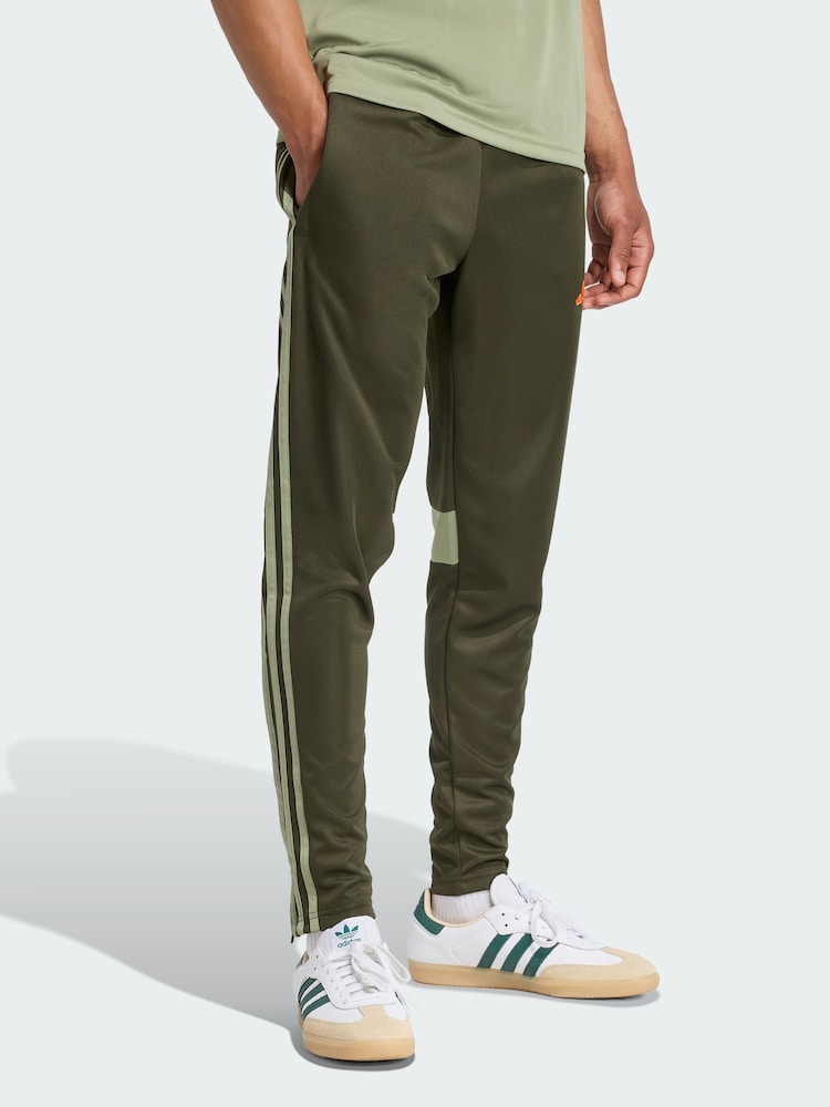 adidas Green Tiro 25 Essentials Training Tracksuit Bottoms - Image 1 of 5
