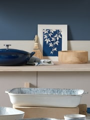 Denby Kiln Blue Large Rectangular Oven Dish - Image 1 of 3