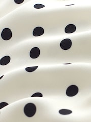 Negru/Ecru cu buline - Lace Cami Tops 2 Pack - Imaginea 4 din 9