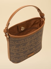 Joules Navy Horse Bucket Bag - Image 4 of 7