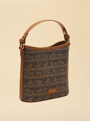 Joules Navy Horse Bucket Bag - Image 5 of 7