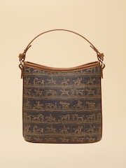 Joules Navy Horse Bucket Bag - Image 6 of 7