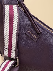 Joules Jade Purple Half Moon Adjustable Cross-Body Bag - Image 7 of 8