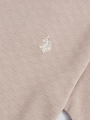 U.S. Polo Assn Natural Boys Check Texture T-Shirt - Image 7 of 7