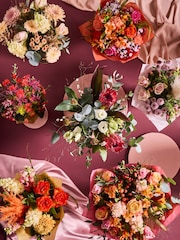 Pink/White Protea and Lisianthus Fresh Flower Bouquet - Image 3 of 4