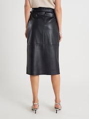 River Island Black Belted Midi Skirt - Image 2 of 4
