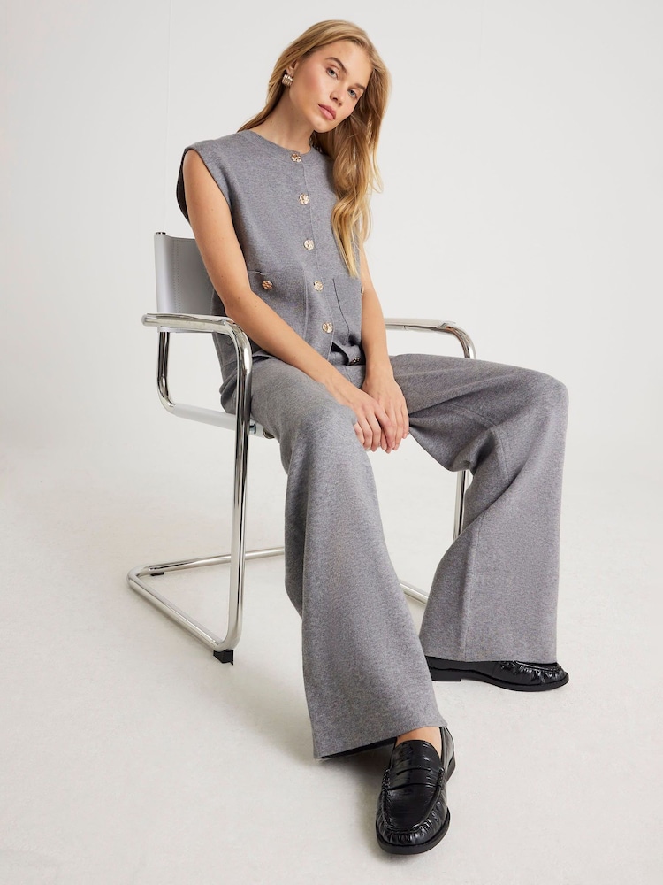 River Island Wide leg Knitted Trousers - Bild 1 von 4
