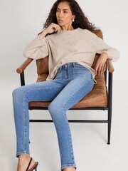 River Island Zip Front High Rise Skinny Jeans - Bild 2 von 4