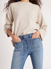 River Island Zip Front High Rise Skinny Jeans - Bild 3 von 4