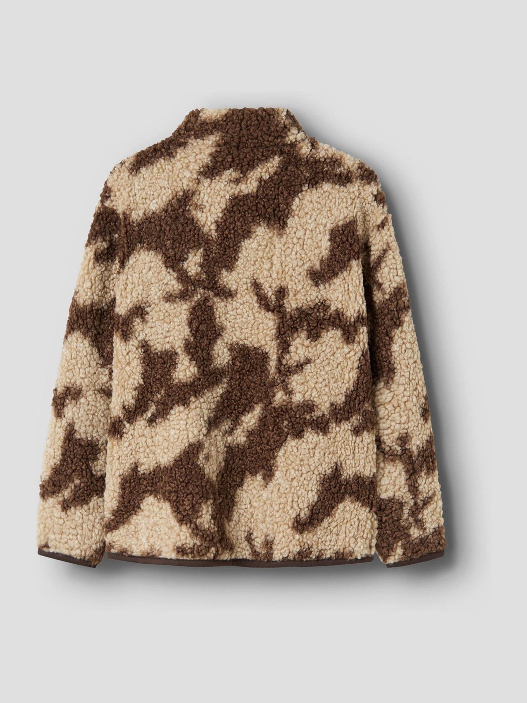 Buy Name It Brown Printed Zip Teddy Fleece from Next Canada