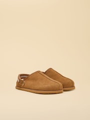Joules Suede Faux Fur Lined Clogs - 1 paveikslėlis iš 7